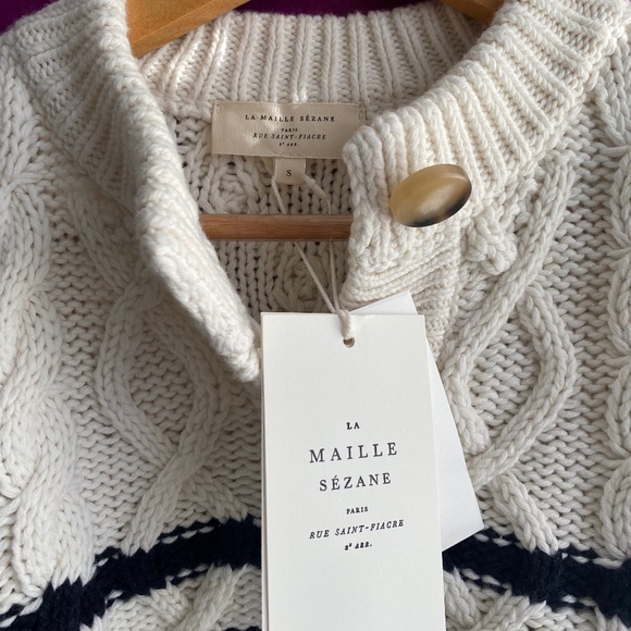 Sezane Cardigan SEAN BNWT (S) - Picture 2 of 9